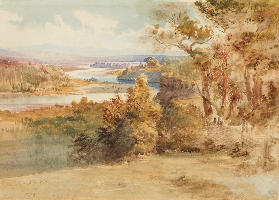 Верхний Рангитике by Николай Шевалье, 1868 — digital art print download