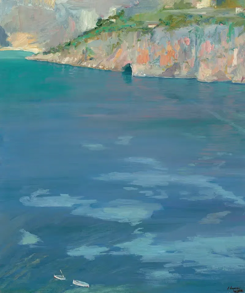 The Little White Boats, Cap Ferrat — Sir John Lavery