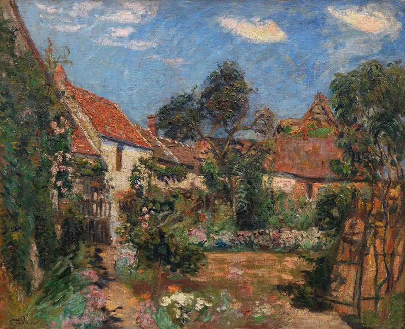 Jardin à Janville-sur-Juine — Armand Guillaumin