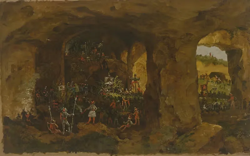 Artists' festival in Cervara — Carl Morgenstern