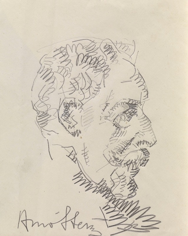 The Painter James Ensor by Arno Stern — digital art print download