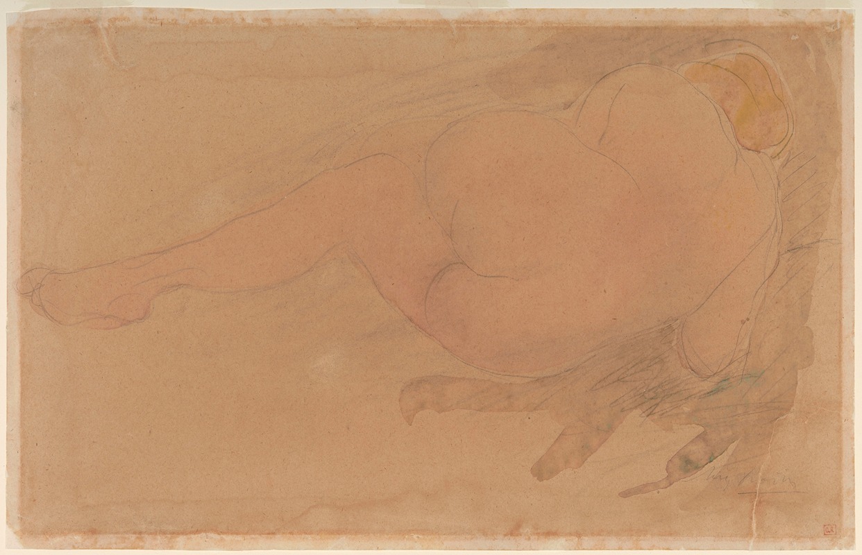 Nude by Огюст Роден — digital art print download