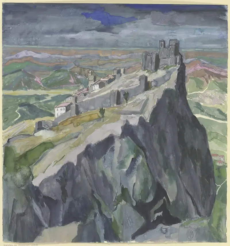 San Marino by Hermann Lismann, 1924 — digital art print download