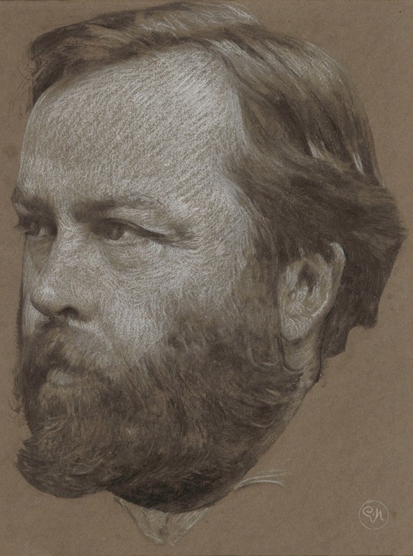The Painter Henri De Braekeleer by Шарль Мертенс — digital art print download
