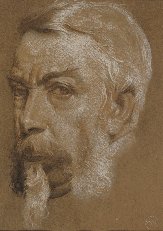 The Painter Henri Leys by Шарль Мертенс — digital art print download