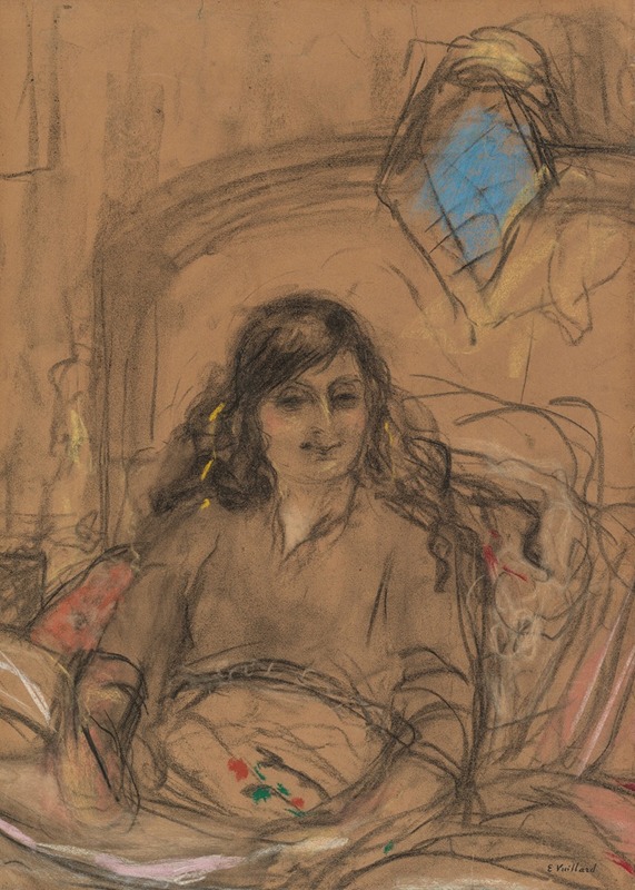 Étude pour La comtesse Anna de Noailles — Édouard Vuillard
