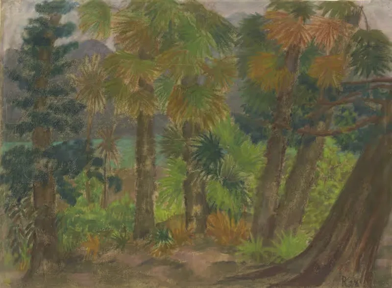 Пальмовый лес by Полина Коварзик, 1928 — digital art print download