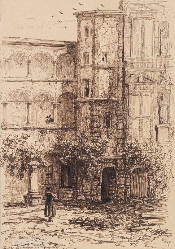 Ruins of Heidelberg Castle — François Stroobant