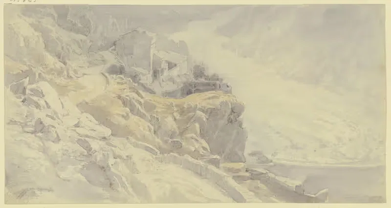 Blick vom Gebirge auf ein Flußtal in Spanien — Peter Burnitz