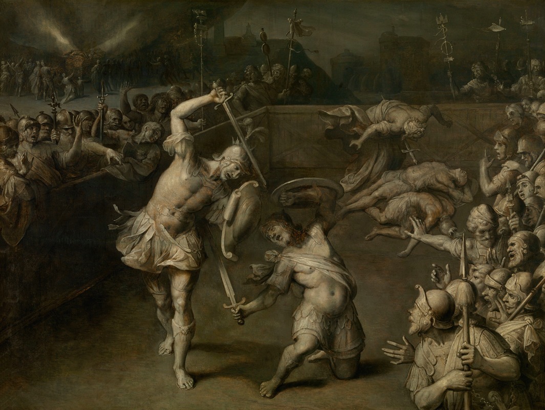 Eteocles and Polynices — Frans Francken the Younger