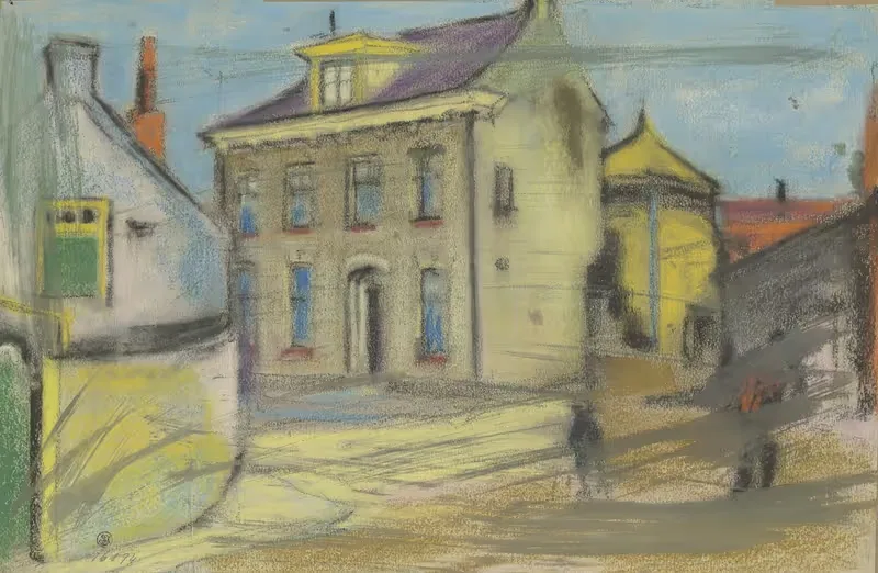 Улица голландского города by Вильгельм Гутман, 1908 — digital art print download
