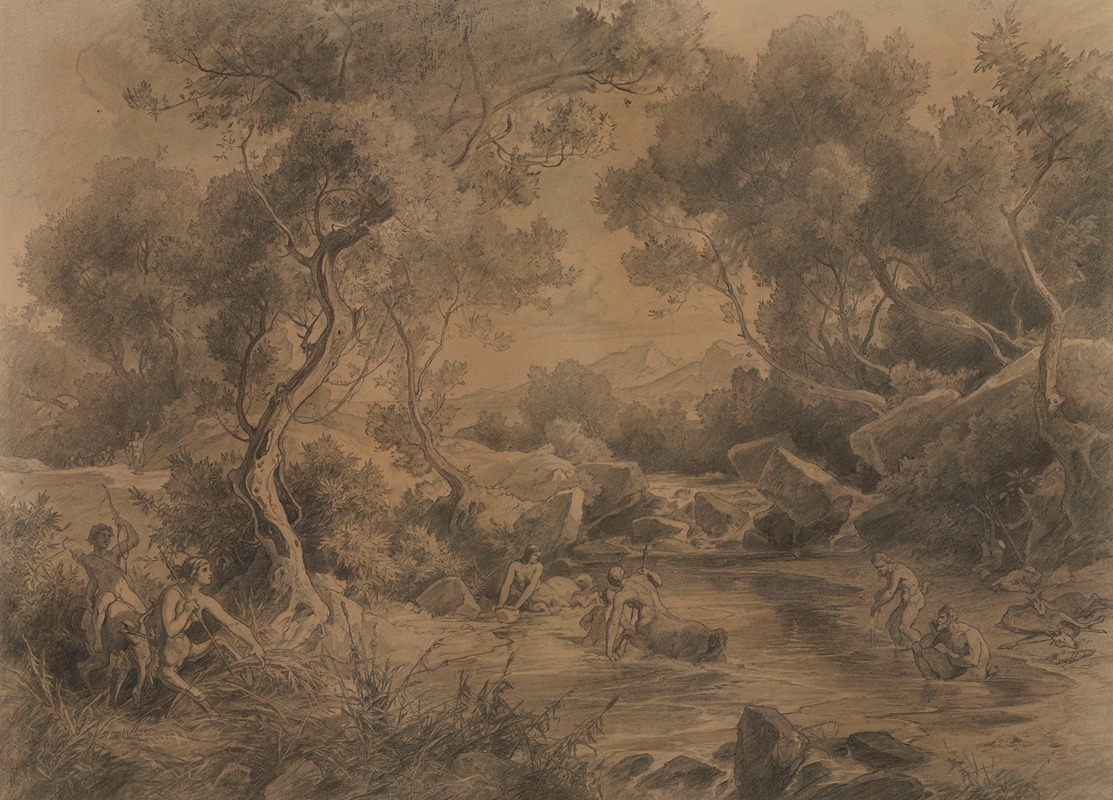 Landscape by Фридрих Преллер Старший — digital art print download