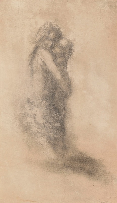 Mother and Child by George Minne, 1920 — digital art print download