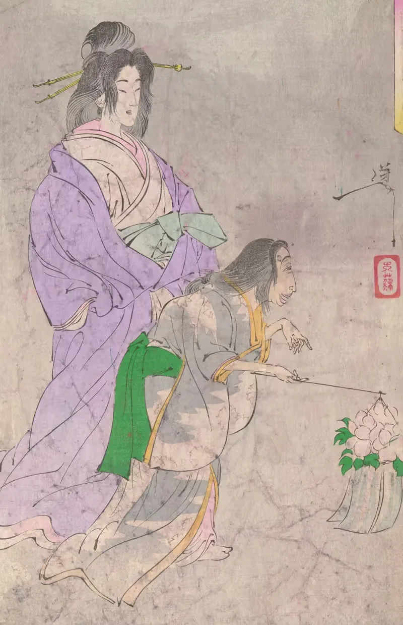 Botandōrō by Tsukioka Yoshitoshi — digital art print download