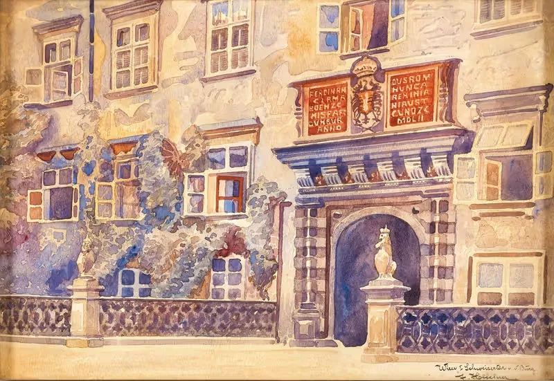 Schweizer Tor in Hofburg residence — Franz Hoffelner