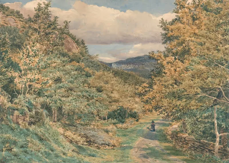 A Road Near Bettws-y-Coed — George Price Boyce