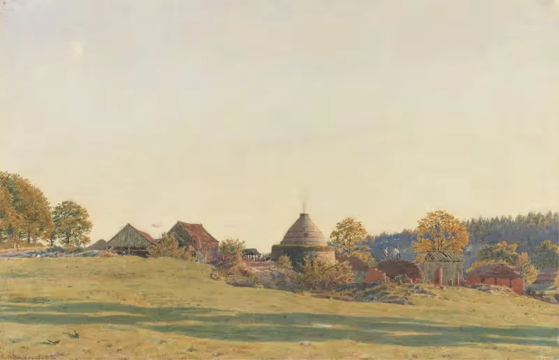 Brickfield at Pitland Street, Surrey — George Price Boyce