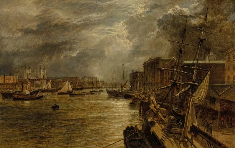 Башня с Лондонского моста by Генри Досон, 1872 — digital art print download