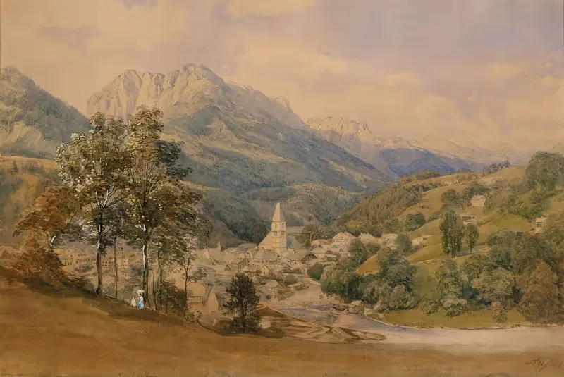 A view of Bad Aussee — Josef Höger