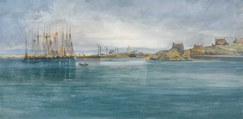Holyhead, Highwater by Rev. James Bulwer — digital art print download