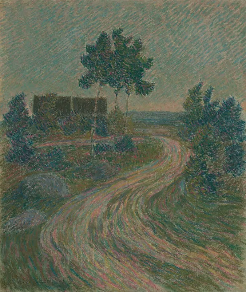 Le Grand Chemin by Robert Polhill Bevan, 1887 — digital art print download