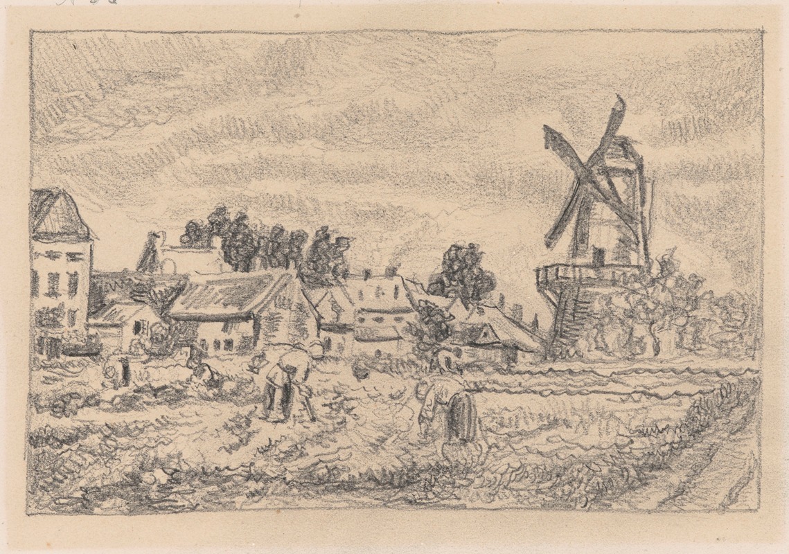 Potato Harvest by Анри де Бракелер — digital art print download