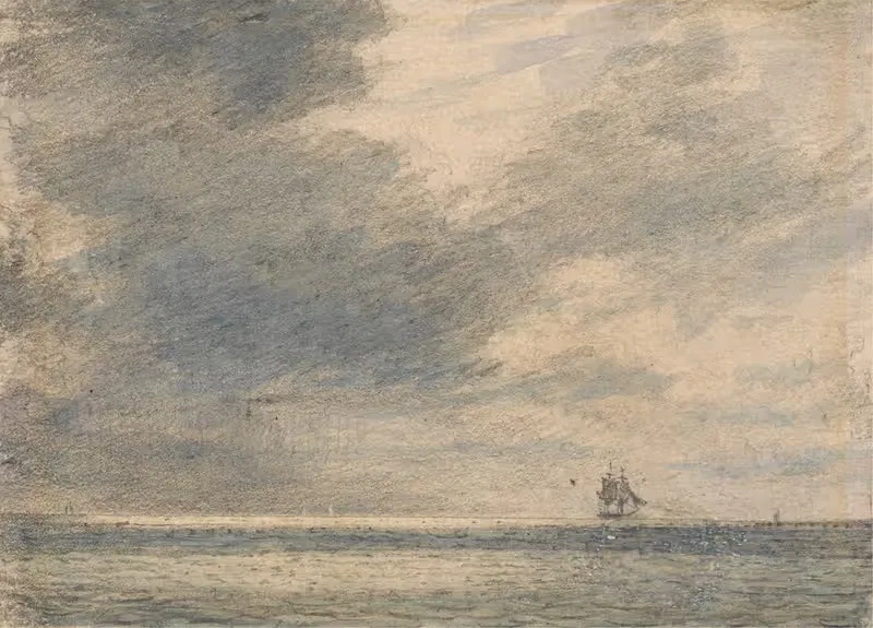 Evening at Sea by Alfred Abram Constable — digital art print download
