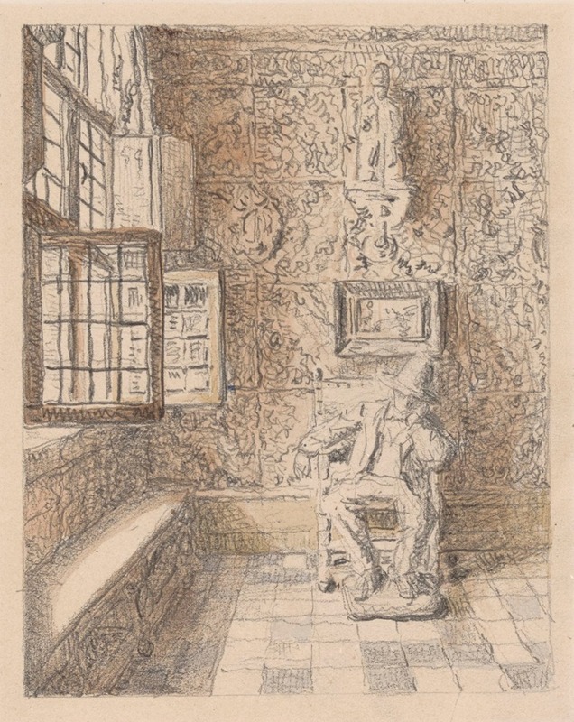 The Man in the Chair — Henri de Braekeleer