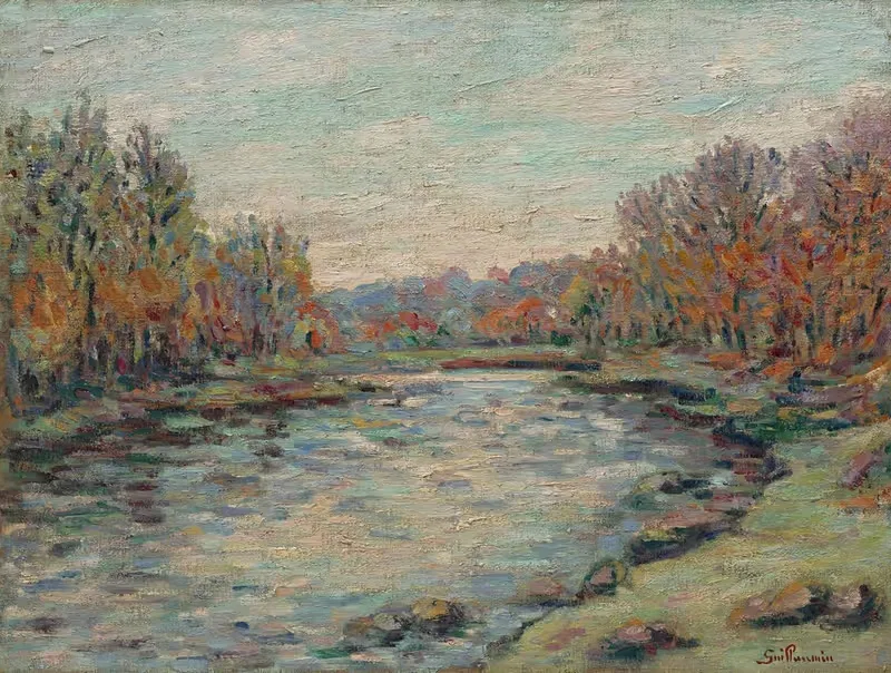 Barrage de Genetin by Armand Guillaumin, 1900 — digital art print download