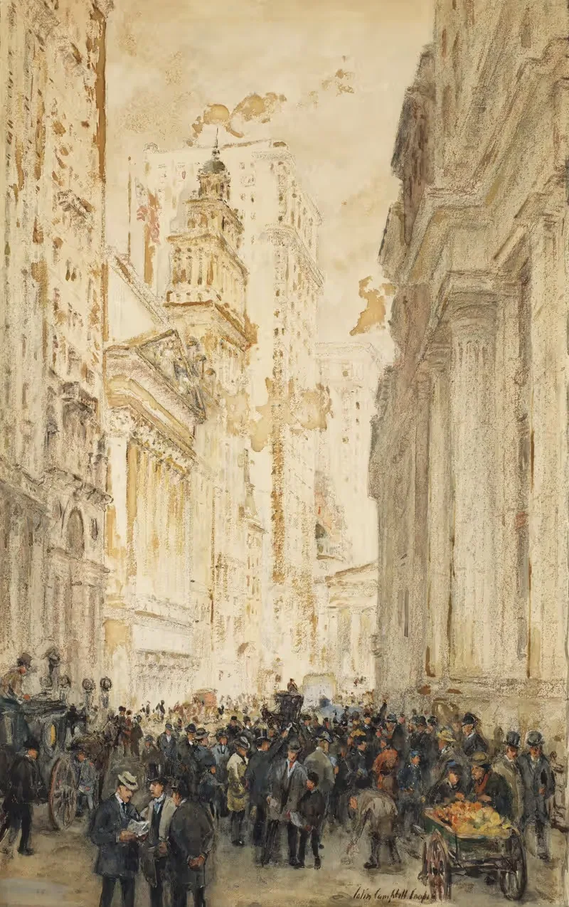 The Broad Exchange, Broad Street, New York — Colin Campbell Cooper