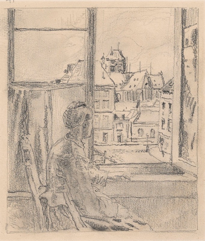The Teniersplaats in Antwerp — Henri de Braekeleer