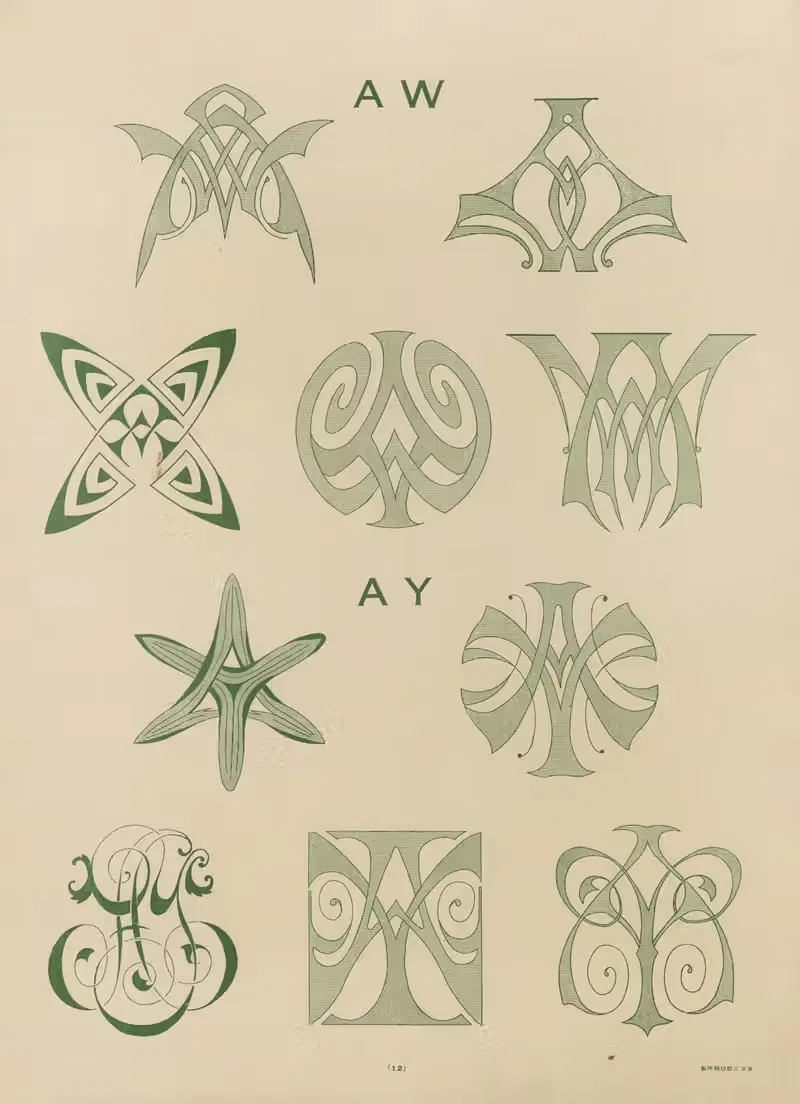 ABC zuan Пл.13 by Дзюан Кэнкюкай, 1918 — digital art print download