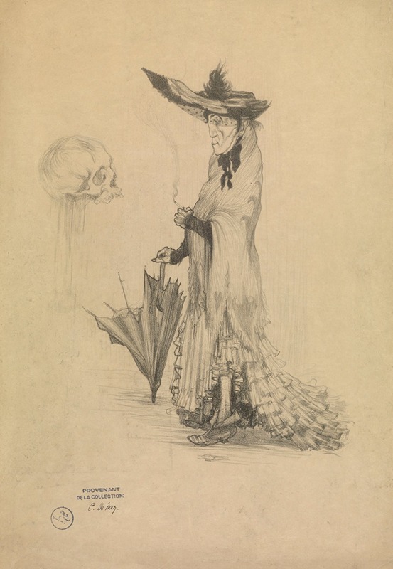 The Old Whore Madam by Анри Эвенепуль, 1895 — digital art print download