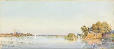 Паром Христовой церкви by Фредерик Джордж Котман, 1859 — digital art print download