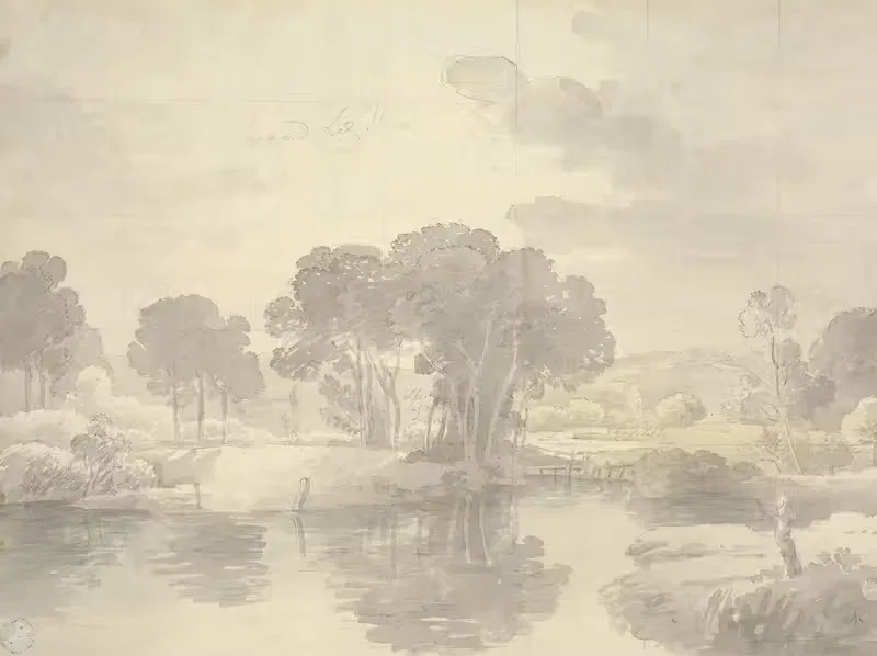 River Landscape – On the Thames by George Bulteel Fisher — digital art print download