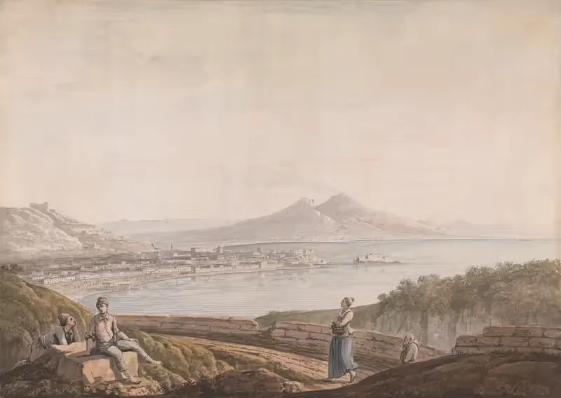 Naples from Posillipo by Jacob More — digital art print download