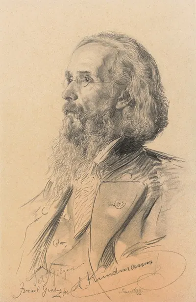 The Sculptor Carl Kundmann by Ismaël Gentz, 1892 — digital art print download