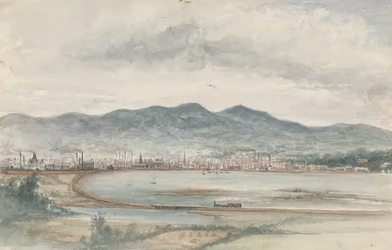Belfast from Bunker's Hill by John O'Connor — digital art print download