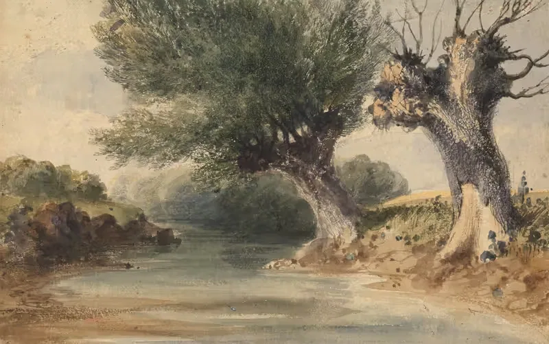 On the Colne, Middlesex by John Preston Neale — digital art print download