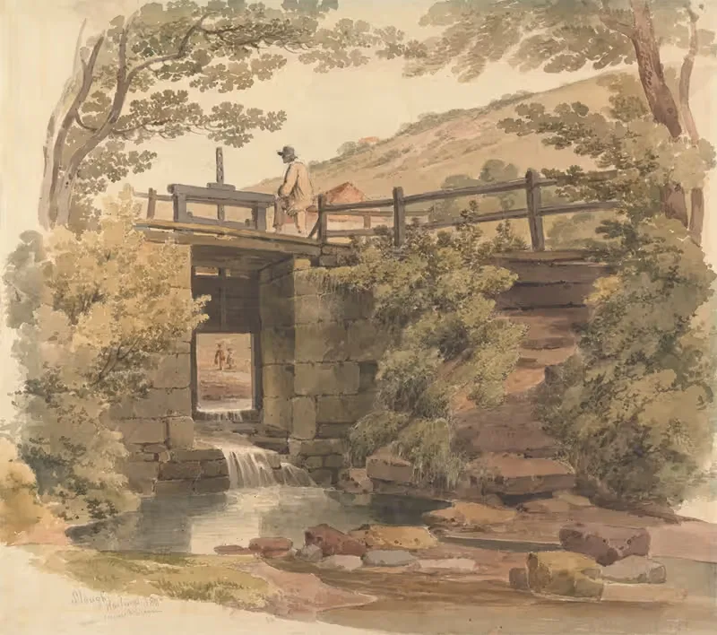The Sluice Gate near Slough — Paul Sandby Munn