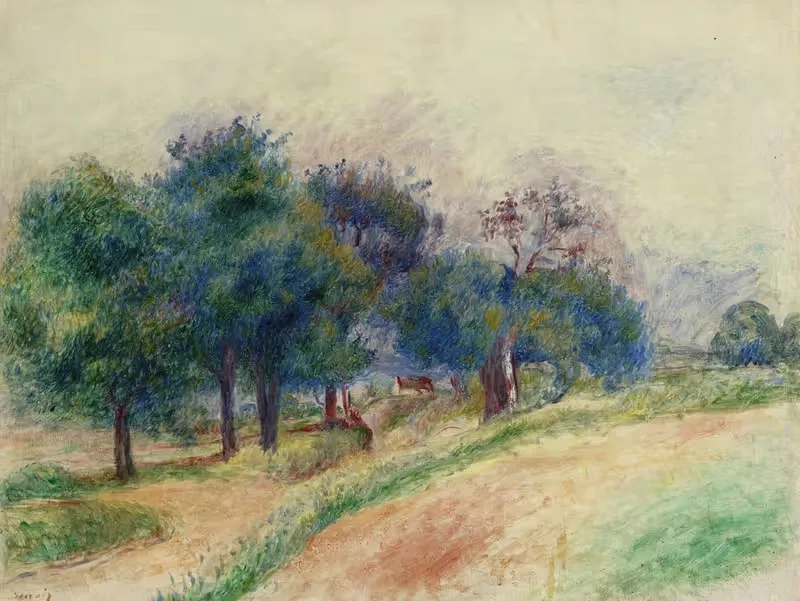 Paysage d'Essoyes by Pierre-Auguste Renoir — digital art print download