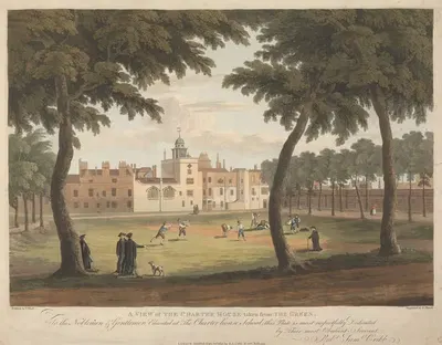 Вид на главную залу, снятый с зеленой зоны by Роберт Хавелл-младший, 1813 — digital art print download