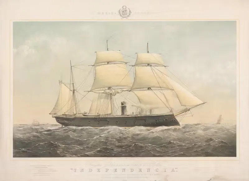 Independencia (Steam Iron Clad Built for the Peruvian Navy) — Thomas Goldsworth Dutton