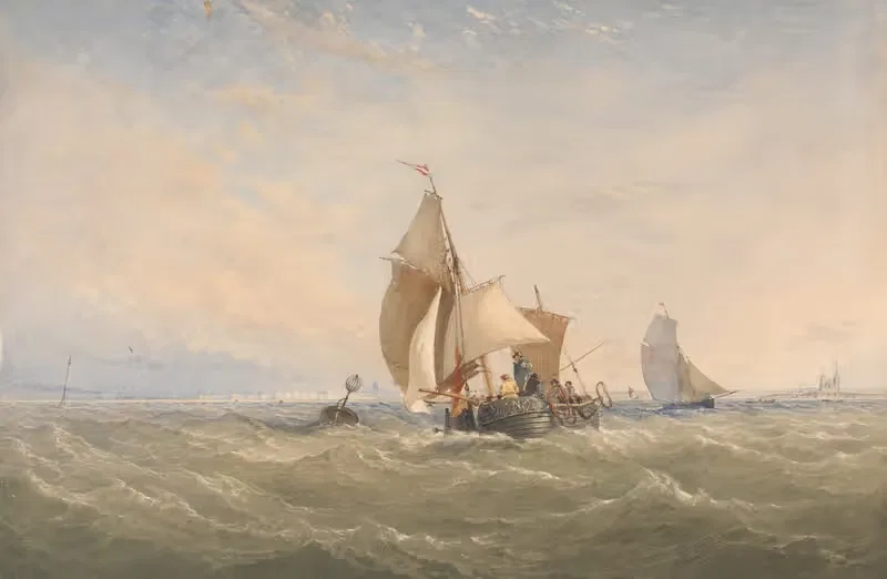 Off to the Fishing Grounds — Thomas Sewell Robins