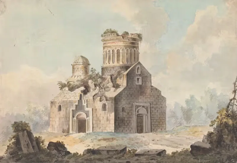A Ruined Byzantine Church — Willey Reveley