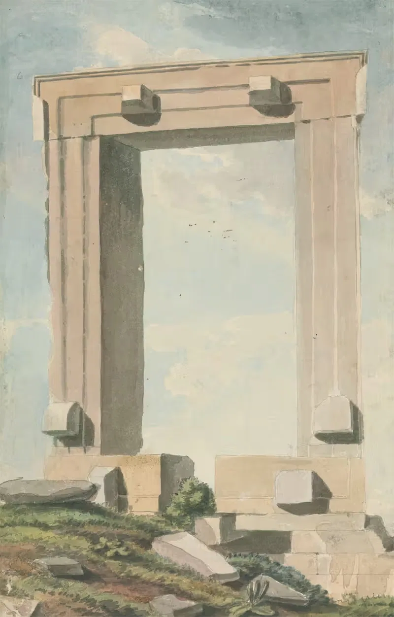 Ruined Flat Archway by Willey Reveley — digital art print download