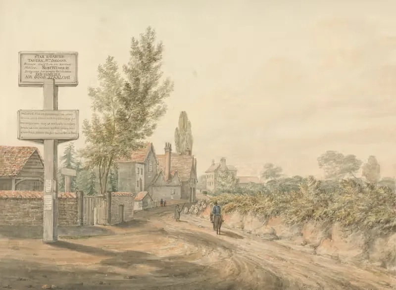 Entrance to Brentford — William Henry Harriott