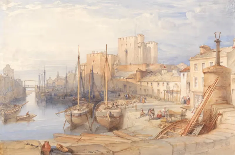 Castletown Harbour, Isle of Man — William Leighton Leitch