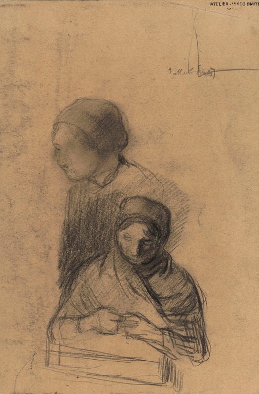 Two Women by Якоб Смитс — digital art print download
