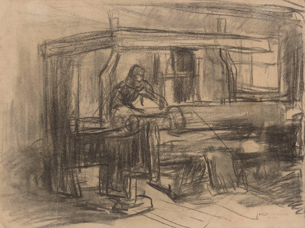 Weaver at his Loom by Якоб Смитс — digital art print download